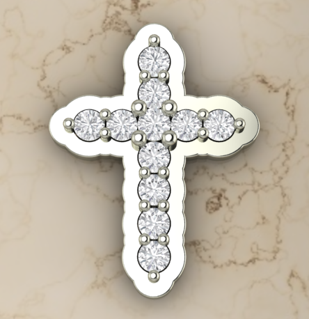 cross2 tone pieces Model do druku 3D .c4d .max .obj .3ds .fbx .stl .blend 