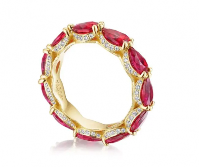 marquise gems fashion pave band Modelo de impresión 3D .c4d .max .obj .3ds .fbx .stl .blend 