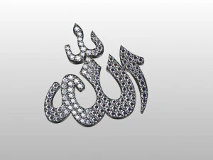 pave jewelry pendant 3D Print Model