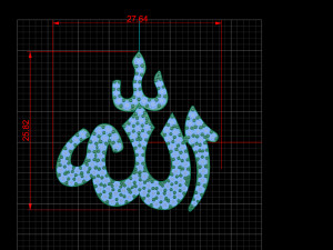 pave jewelry pendant 3Dプリントモデル