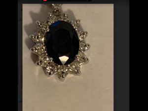 oval cluster unique jewelry pendant 3D 프린트 모델