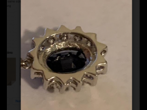 oval cluster unique jewelry pendant 3D 프린트 모델