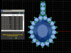 oval cluster unique jewelry pendant 3D Print Model