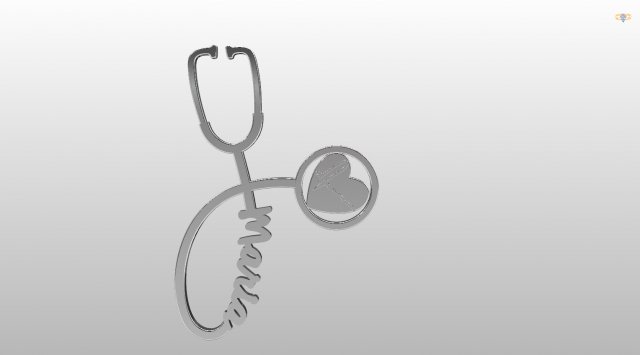 jewelry medical pendant 3D Print Model .c4d .max .obj .3ds .fbx .stl .blend 