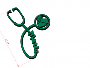 jewelry medical pendant 3D Print Model