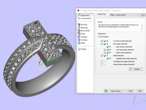 Tiffany T pave ring 3D 프린트 모델