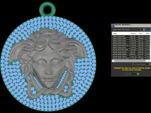 VERSACE PAVE PENDANT 3D-printmodel