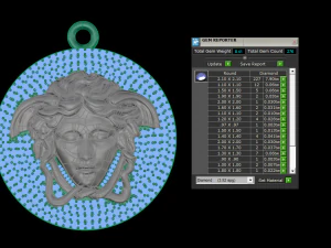 VERSACE PAVE PENDANT 3D Print Model