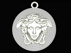 VERSACE PAVE PENDANT 3D Print Model