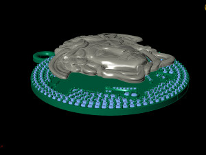 VERSACE PAVE PENDANT 3D-printmodel