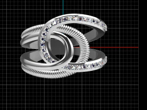 RING UNIQUE 3D Print Model