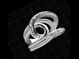 RING UNIQUE 3D Print Model