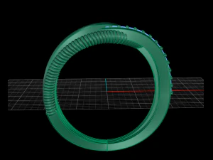 RING UNIQUE 3D Print Model