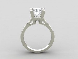 WH 1 stone unique ring 3D Print Models