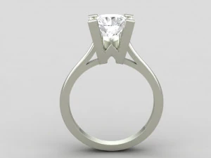 WH 1 stone unique ring 3D Print Model