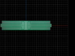Tiffany-t-Narrow without diamonds 3d print model band 3D print model 3D 打印模型