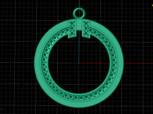 Tiffany pave pendant 3D Принт Модель