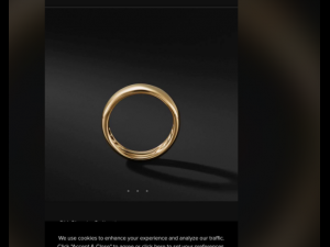 David Yurman style jewelry band 3D print model Modelo de impresión 3D