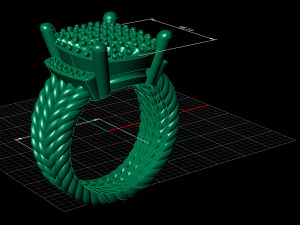 David Yurman ring 3D Print Model