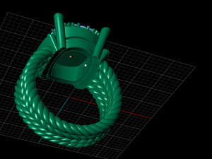 David Yurman ring 3D 프린트 모델