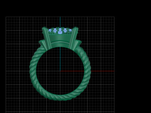 David Yurman ring 3D 프린트 모델
