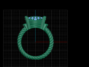 David Yurman ring 3D Print Model