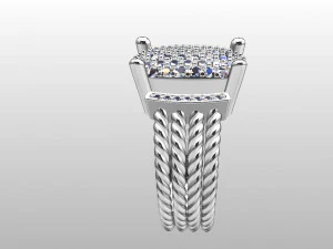 David Yurman ring 3D Print Model