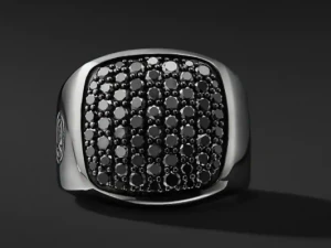 David Yurman Cushion shape man ring 3D print model 3D Print Model
