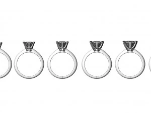Tiffany engagement rings 3D Print Model