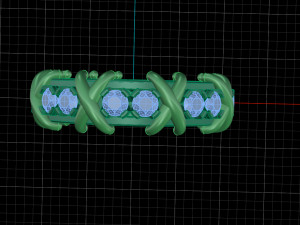 Tiffany Sixteen Stone Ring Modelo de impresión 3D