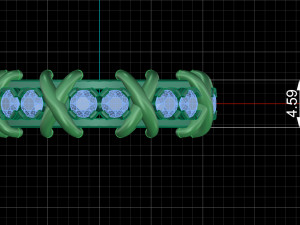 Tiffany Sixteen Stone Ring Modelo de impresión 3D