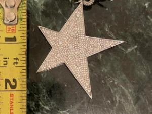 Star pave pendant 3D Print Model