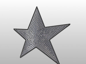 Star pave pendant Modelo de Impressão 3D
