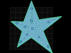 Star pave pendant 3D Print Model