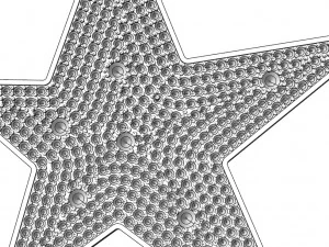 Star pave pendant 3D Print Model