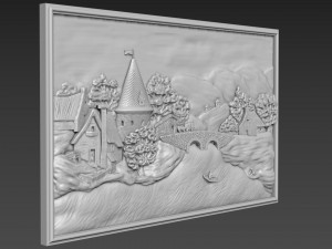 Wall Panno Model 3D