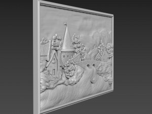 Wall Panno Model 3D
