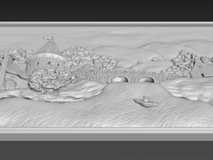 Wall Panno Model 3D