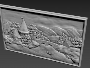 Wall Panno Model 3D