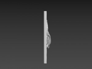 Panno Rose Relief 3D Model