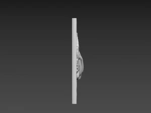 Panno Rose Relief 3D Model