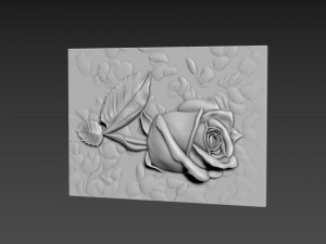 Panno Rose Relief 3D Model