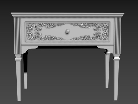Classic table 3D Model
