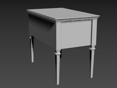 Classic table 3D Model