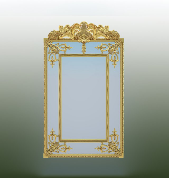 mirror Model 3D .c4d .max .obj .3ds .fbx .stl .blend 