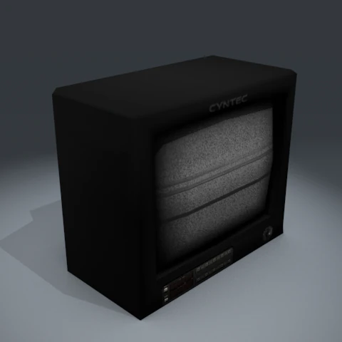 crt television 3D Model .c4d .max .obj .3ds .fbx .stl .blend 