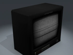 crt television 3D Model