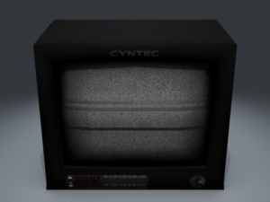crt television 3D Model