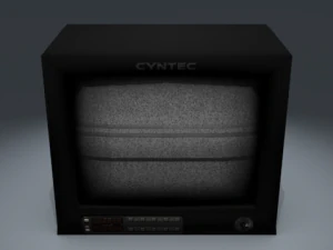 crt television 3D Model