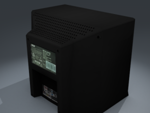 crt television 3D Model